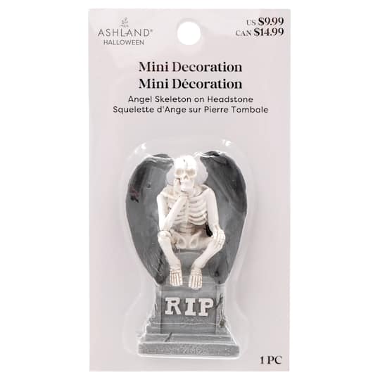 Mini Angel Skeleton on Headstone by Ashland®